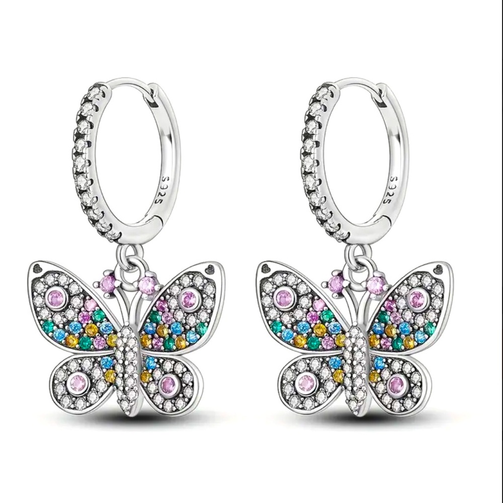 925 Butterfly Earrings-NWT